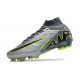 Nike Zoom Mercurial Superfly Elite IX FG Gris Noir Vert