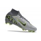 Nike Zoom Mercurial Superfly Elite IX FG Gris Noir Vert
