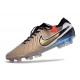 Crampons Nike Tiempo Legend X Elite FG Future Heritage Seda Dorada Metálica Moneda Negro