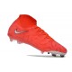 Crampons de Foot Nike Phantom Luna Elite FG Pourpre Blanc