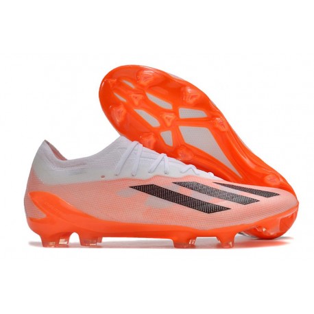 adidas X Crazyfast Messi.1 FG Nouvelles Blanc Noir Orange
