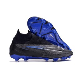 Nike Phantom GX Dynamic Fit Elite FG Noir Chrome Hyper Royal