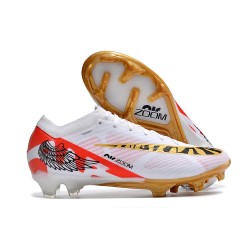 Crampons Nike Zoom Mercurial Vapor 15 Elite FG Blanc Rouge Or