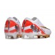Crampons Nike Zoom Mercurial Vapor 15 Elite FG Blanc Rouge Or