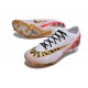 Crampons Nike Zoom Mercurial Vapor 15 Elite FG Blanc Rouge Or