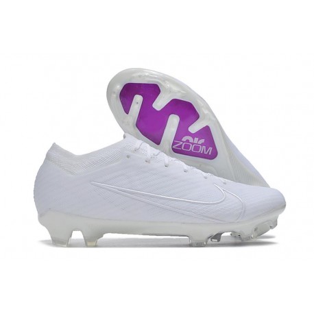 Crampons Nike Zoom Mercurial Vapor 15 Elite FG Blanc Violet