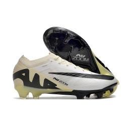 Crampons Nike Zoom Mercurial Vapor 15 Elite FG Blanc Noir