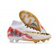 Nike Zoom Mercurial Superfly Elite IX FG MR Blanc Rouge Or