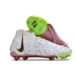 Crampons de Foot Nike Phantom Luna Elite FG X WWC Blanc Noir Or