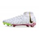 Crampons de Foot Nike Phantom Luna Elite FG X WWC Blanc Noir Or