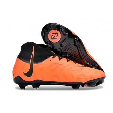 Crampons de Foot Nike Phantom Luna Elite FG Orange Noir