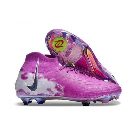 Crampons de Foot Nike Phantom Luna Elite FG SE Fuchsia Rêve Raisin Très Pâle