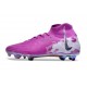 Crampons de Foot Nike Phantom Luna Elite FG SE Fuchsia Rêve Raisin Très Pâle