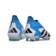 adidas Performance Predator Accuracy+ FG Blanc Bleu Noir