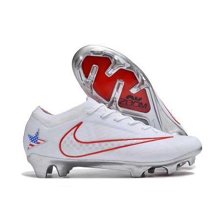 Crampons Nike Zoom Mercurial Vapor 15 Elite FG Blanc Rouge