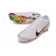Crampons Nike Zoom Mercurial Vapor 15 Elite FG Blanc Noir Or