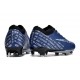 Crampons Nike Zoom Mercurial Vapor 15 Elite FG Bleu Argent