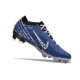 Crampons Nike Zoom Mercurial Vapor 15 Elite FG Bleu Argent