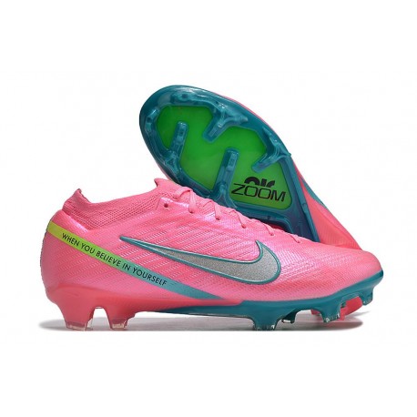 Crampons Nike Zoom Mercurial Vapor 15 Elite FG Rose Bleu