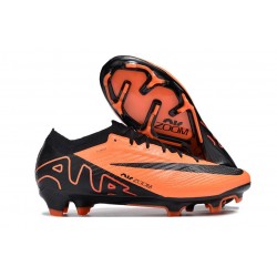 Crampons Nike Zoom Mercurial Vapor 15 Elite FG Orange Noir