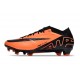 Crampons Nike Zoom Mercurial Vapor 15 Elite FG Orange Noir