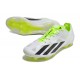 adidas X Crazyfast+ FG Blanc Noir Citron Lucide