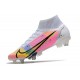 Nike Mercurial Superfly 8 Elite SG Chaussures Blanc Rose