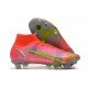 Nike Mercurial Superfly 8 Elite SG Chaussures Rubis Argent Metallique