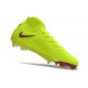 Crampons de Foot Nike Phantom Luna Elite FG Jaune Rouge