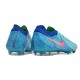 Chaussure Nike Phantom Luna 2 Elite L FG Bleu Rose