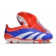 Chaussures de football adidas Predator Elite LL FG Bleu Blanc Rouge