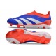 Chaussures de football adidas Predator Elite LL FG Bleu Blanc Rouge