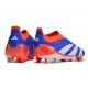 Chaussures de football adidas Predator Elite LL FG Bleu Blanc Rouge