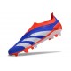 Chaussures de football adidas Predator Elite LL FG Bleu Blanc Rouge