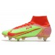 Nike Mercurial Superfly 8 Elite SG Chaussures Vert Rouge