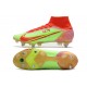 Nike Mercurial Superfly 8 Elite SG Chaussures Vert Rouge