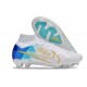 Nike Zoom Mercurial Superfly Elite IX FG Blanc Bleu Or