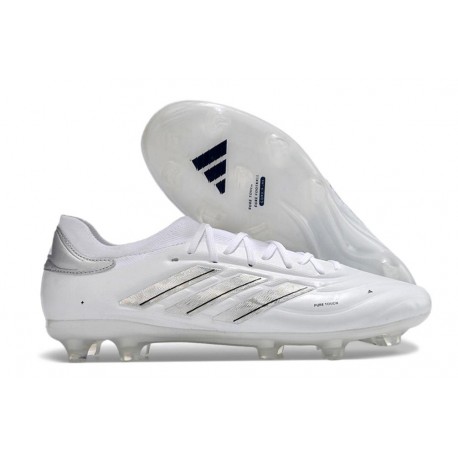 adidas Copa Pure II Elite + FG Blanc Blanc Argent Mét