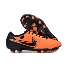 Crampons Nike Tiempo Legend X Elite FG Orange Noir
