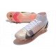 Nike Mercurial Superfly 8 Elite SG Chaussures Blanc Noir Carmin Rose