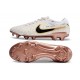 Crampons Nike Tiempo Legend X Elite FG Blanc Or Noir