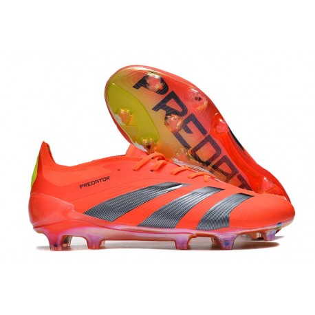 adidas Predator Elite FG Rouge Noir Jaune 