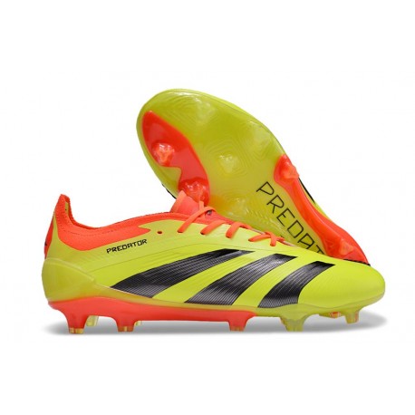 adidas Predator Elite FG Jaune Noir Rouge