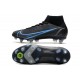 Nike Mercurial Superfly 8 Elite SG Chaussures Noir Gris Acier