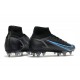 Nike Mercurial Superfly 8 Elite SG Chaussures Noir Gris Acier