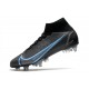 Nike Mercurial Superfly 8 Elite SG Chaussures Noir Gris Acier