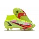 Nike Mercurial Superfly 8 Elite SG Chaussures Volt Carmin Noir