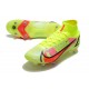 Nike Mercurial Superfly 8 Elite SG Chaussures Volt Carmin Noir