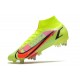 Nike Mercurial Superfly 8 Elite SG Chaussures Volt Carmin Noir