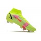 Nike Mercurial Superfly 8 Elite SG Chaussures Volt Carmin Noir